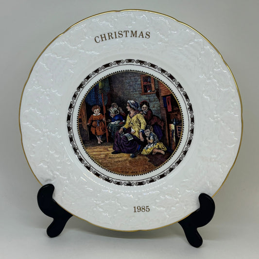 Coalport Christmas Series Pratt Prints Plate, "Hide and Seek" 1985