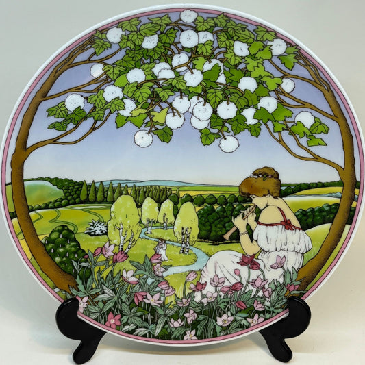 Vintage Villeroy & Boch Decorative Plate - 'Lente' ('Spring')