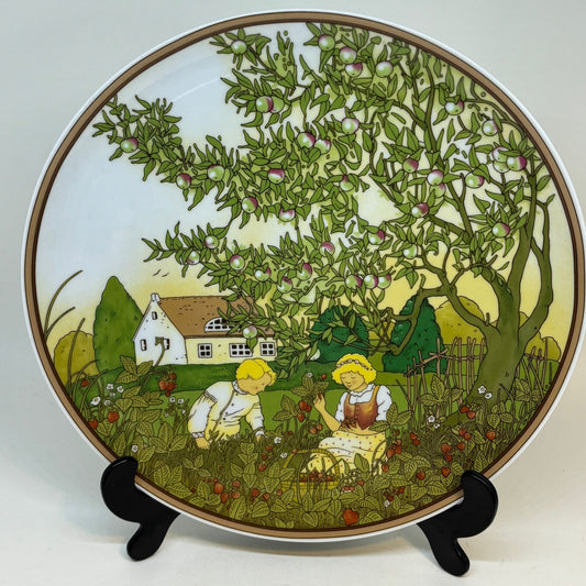 Vintage Villeroy & Boch Decorative Plate - 'Zomer' ('Summer')