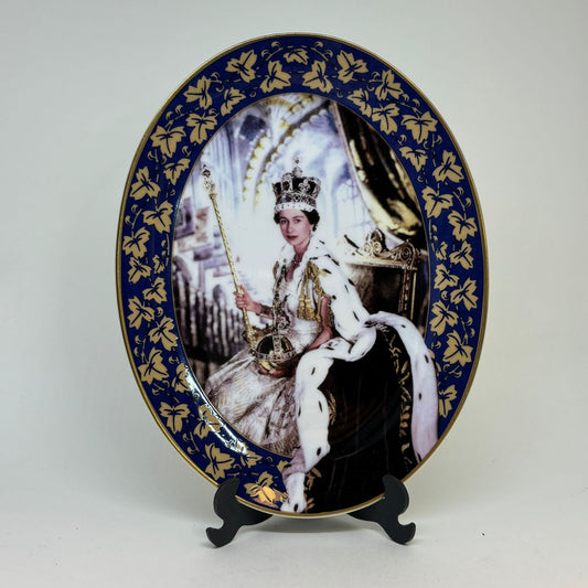 Queen Elizabeth II 50th Anniversary Coronation Commemorative Plate