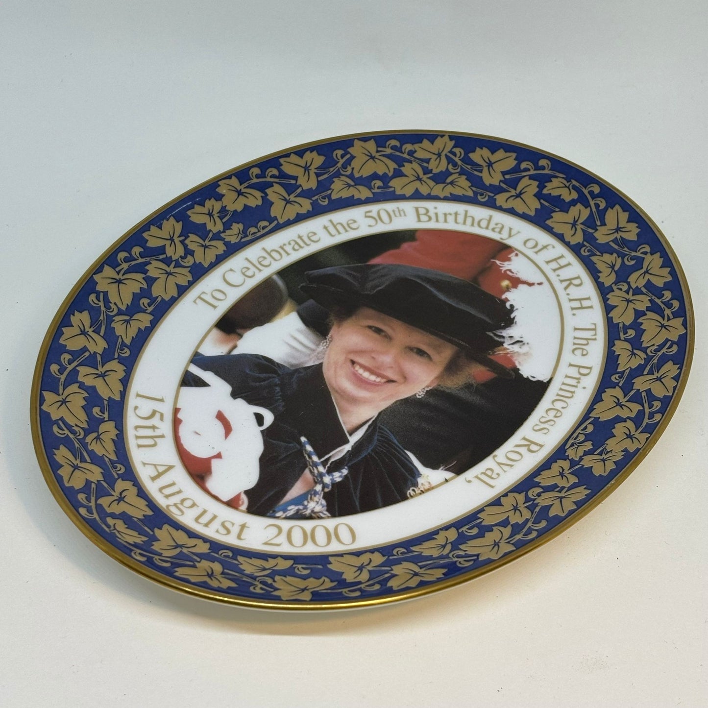 50th Birthday Princess Royal Limited Edition Commemorative Plate